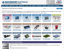 Tablet Screenshot of kingstonmemory.net.au